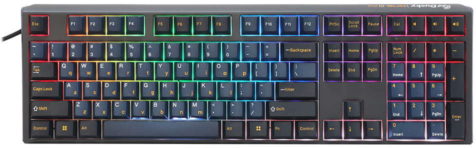 Teclado Mecânico Ducky ONE 3 Pro Nazca Line 100% RGB 8K Polling Rate MX2A-Brown (ES)