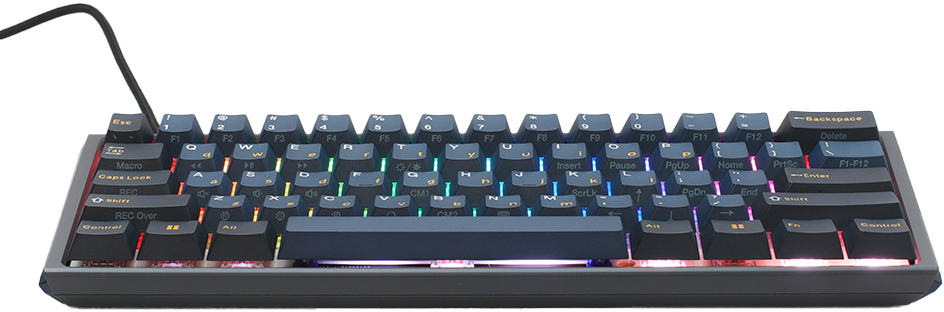 Ducky - Teclado Mecânico Ducky ONE 3 Pro Nazca Line 60% RGB 8K Polling Rate MX2A-Blue (ES)