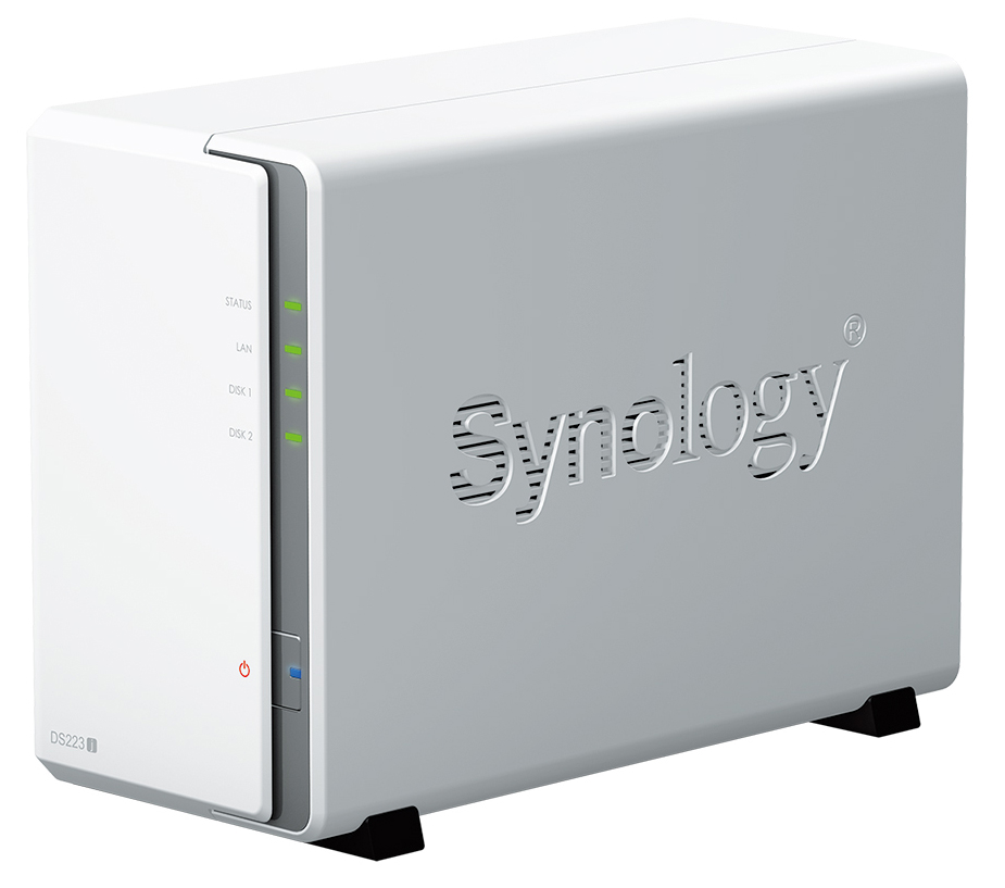 Synology - NAS Synology Disk Station DS223j - 2 Baías - 1.7GHz 4-core - 1GB RAM