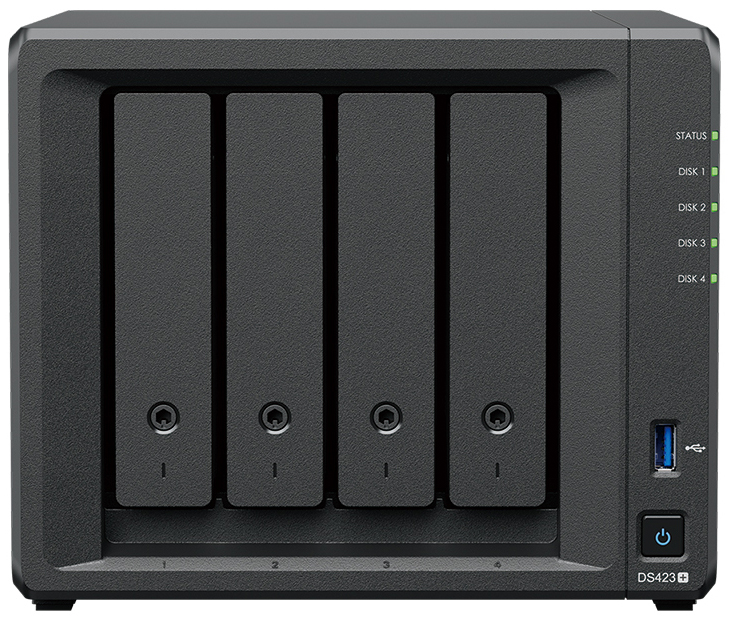 Synology - NAS Synology Disk Station DS423+ - 4 Baías - 2.0GHz-2.7GHz 4-core - 2GB RAM