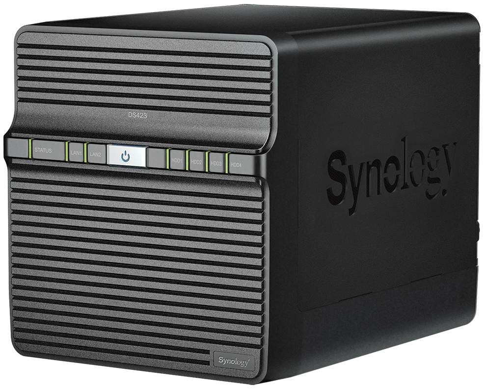 Synology - NAS Synology Disk Station DS423 - 4 Baías - 1.7GHz 4-core - 2GB RAM