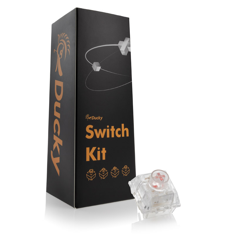 Pack 110 Switches Ducky TTC Heart, Mecánicos, 3-Pin, linear, MX-Stem, 42g