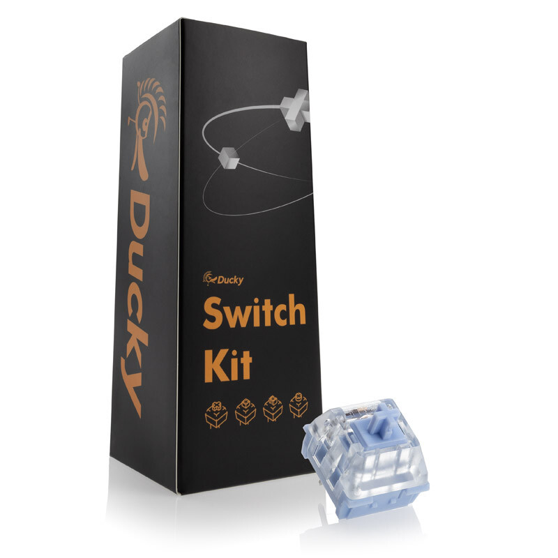 Ducky - Pack 110 Switches Ducky Kalih Polia, Mecánicos, 3-Pin, Táctil, MX-Stem, 45g