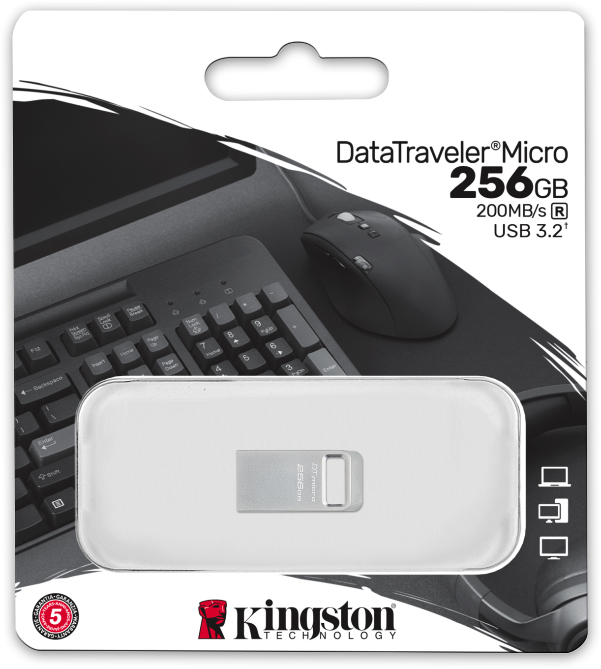Kingston - Pen Kingston DataTraveler Micro 256GB USB3.2 Gen 1