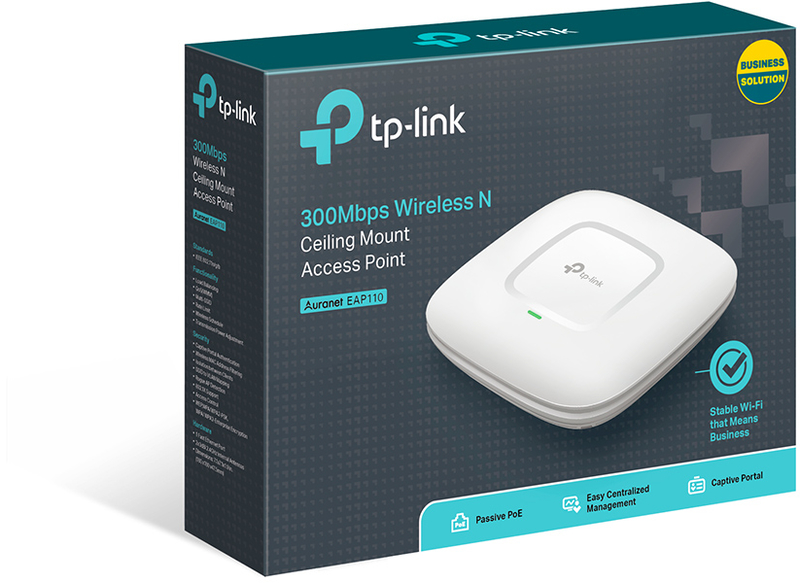 TP-Link - Access Point TP-Link OMADA EAP110 N300 Ceiling Mynt Wi-Fi