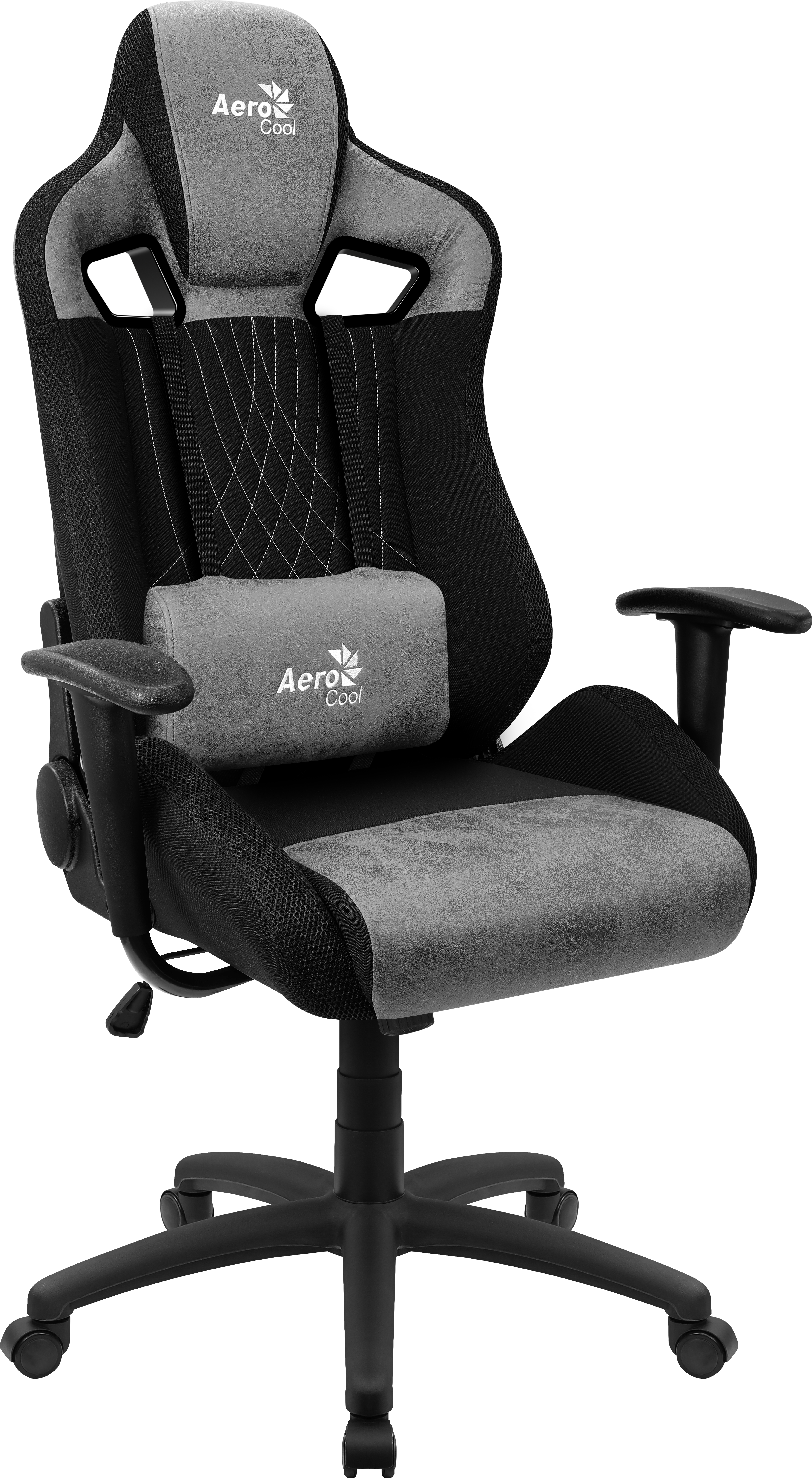 Aerocool - Aerocool EARL AeroSuede Gaming Stuhl - Stone Gray