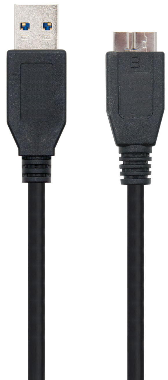 Cable USB 3.0 Ewent Tipo A Macho para Micro B Macho 1 M