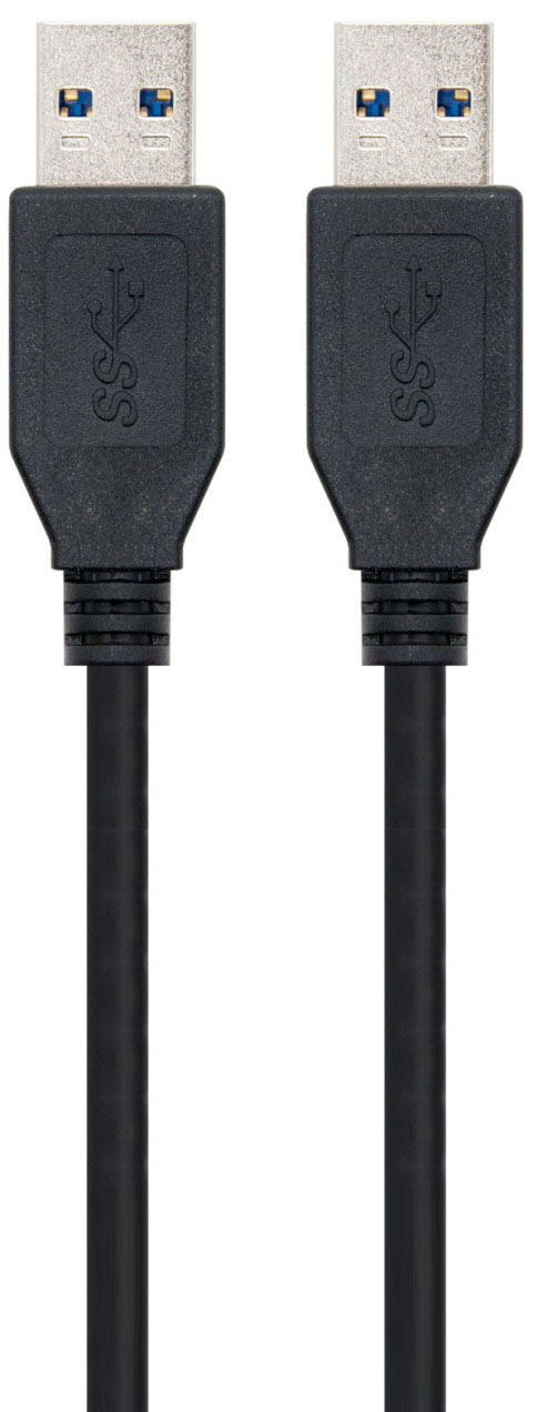 Cable USB 3.0 Ewent Tipo A Macho para Tipo A Macho 1 M Negro