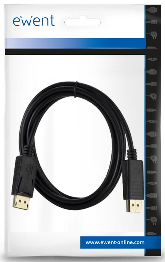 Ewent - Cable DisplayPort Ewent DisplayPort 1.4 AWG30 8K@60Hz / 4K@240Hz 3 M