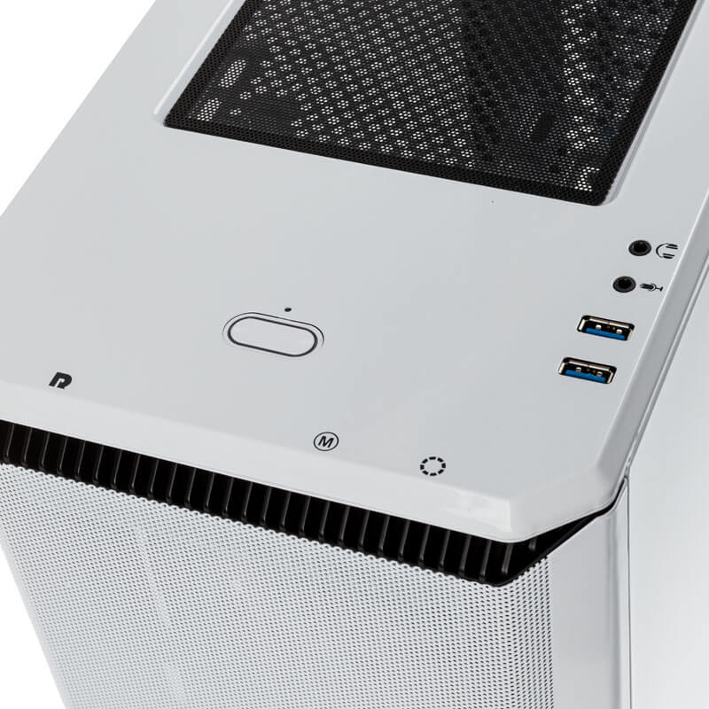 Phanteks - ** B Grade ** Caja ATX Phanteks Eclipse P400 Air Vidro Temperado Mesh DRGB Blanco