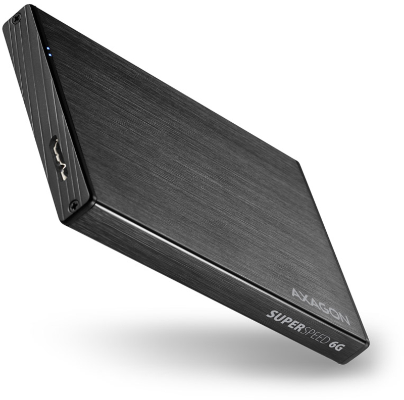 Caja Externo AXAGON EE25-XA6 para SSD/HDD 2.5" USB3.0, SATA 6G, Aluminio