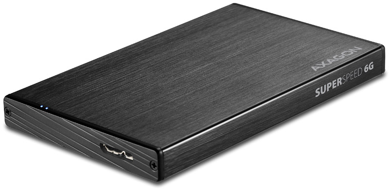AXAGON - Caja Externo AXAGON EE25-XA6 para SSD/HDD 2.5" USB3.0, SATA 6G, Aluminio