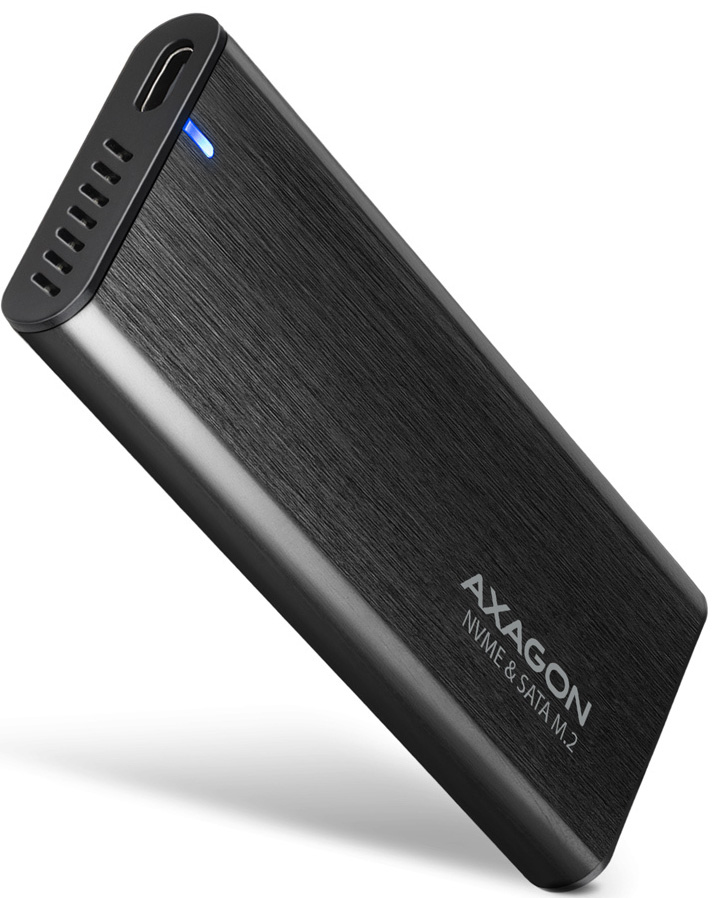 AXAGON - Caja Externa AXAGON EEM2-SB2 USB-C 3.2 Gen 2, SSD M.2 - Negro