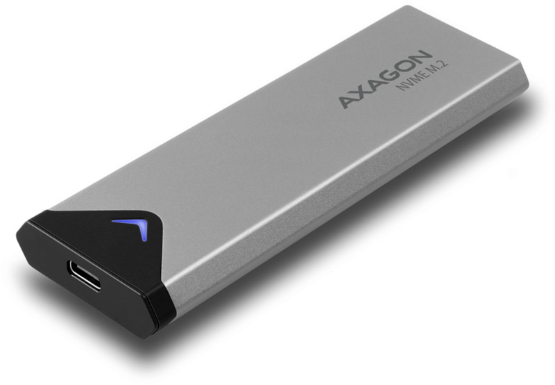 AXAGON - Caja Externo AXAGON EEM2-UG2 para M.2/NVMe/SSD USB-C 3.2 Gen2 silver