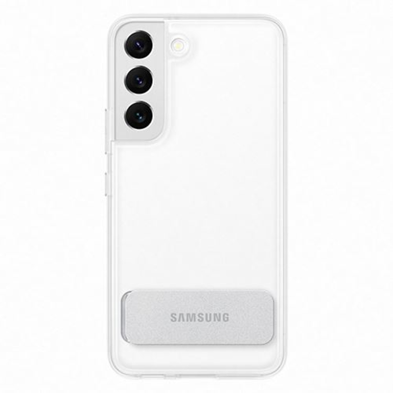 Samsung - Funda Samsung para Galaxy S22+ Transparente con soporte