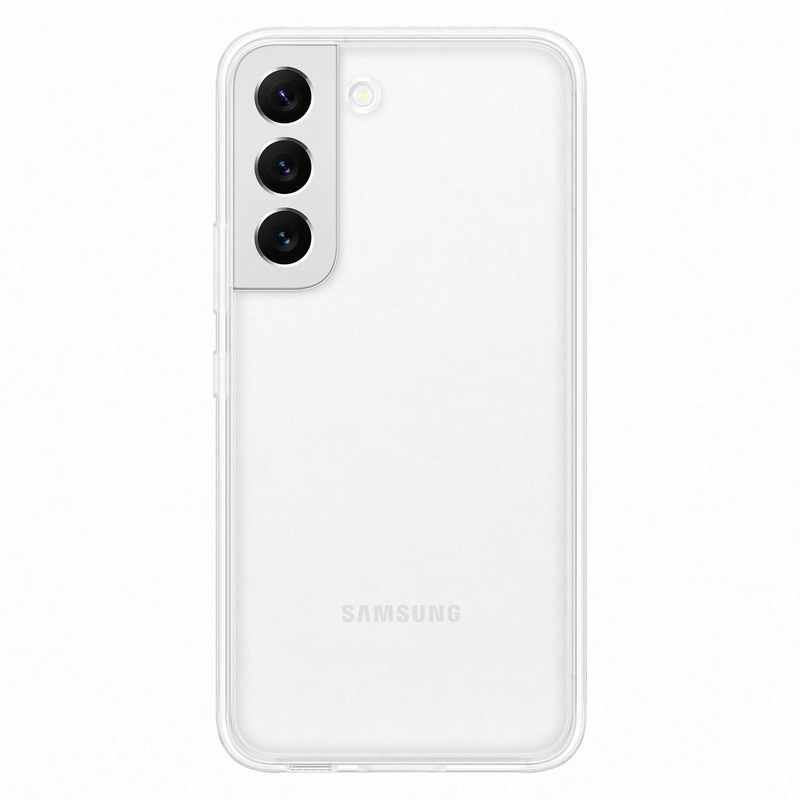 Samsung - Funda Samsung para Galaxy S22 Frame Transparente