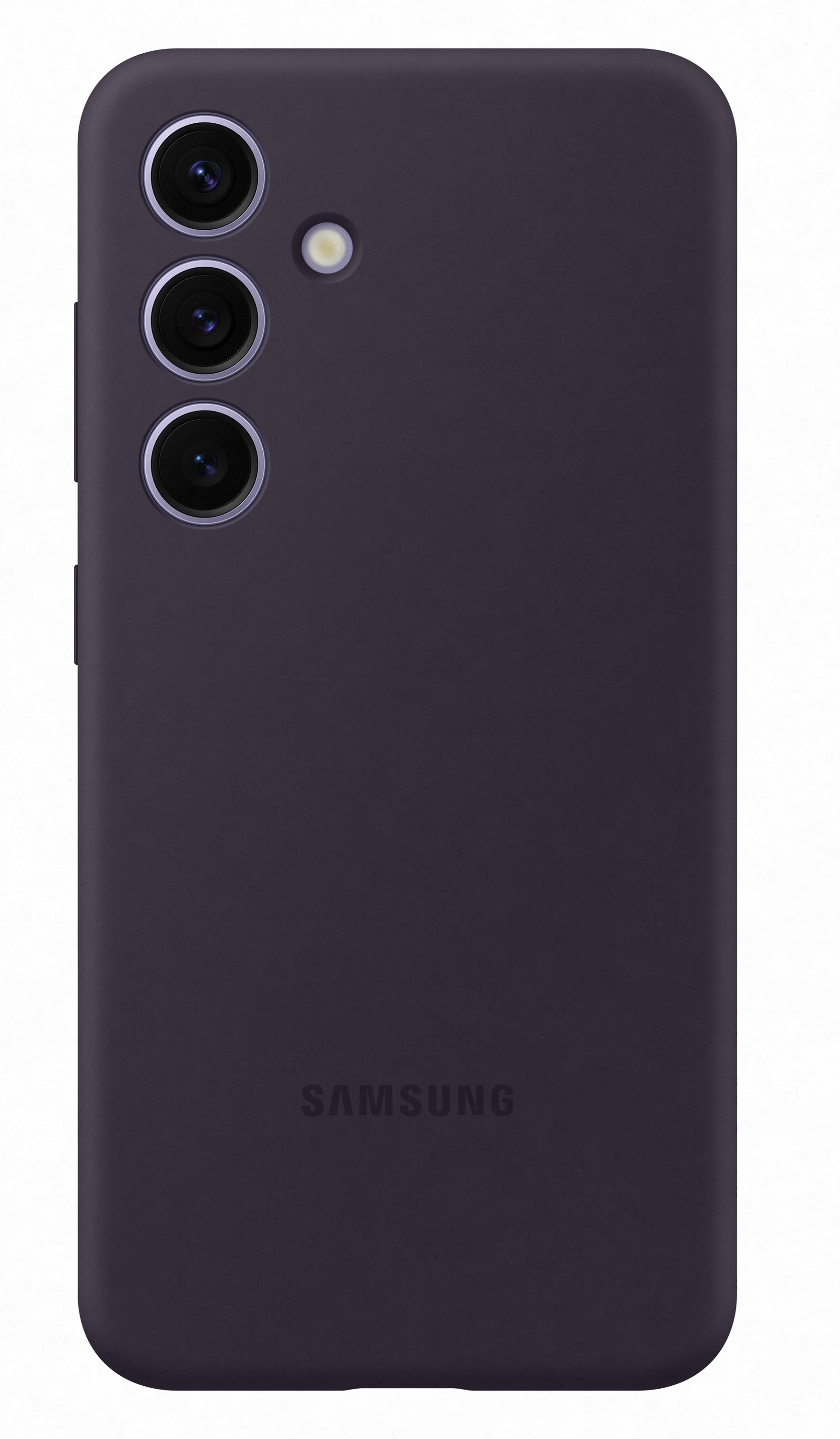 Samsung - Funda de Silicona Samsung Galaxy S24 Negro Purpura