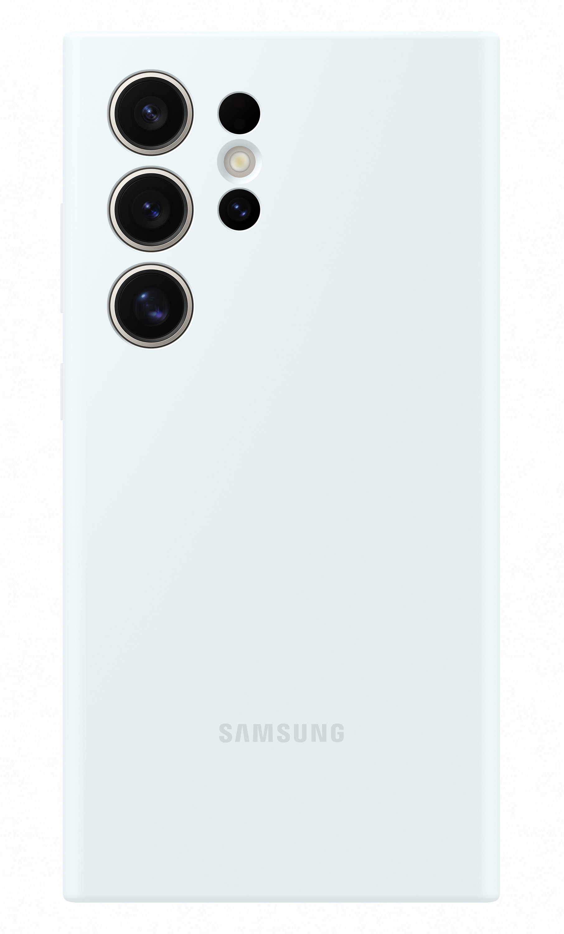Funda de Silicona Samsung Galaxy S24 Ultra Blanco