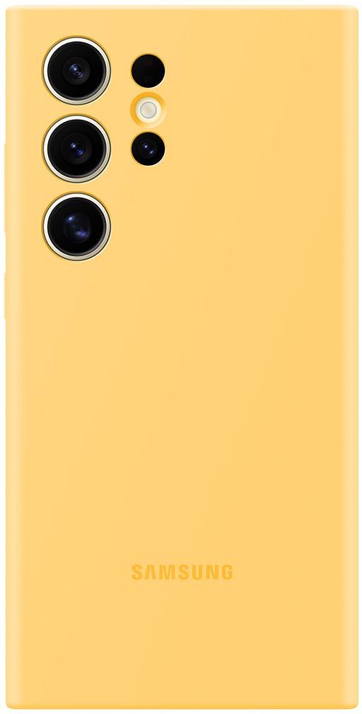 Samsung - Funda de Silicona Samsung Galaxy S24 Ultra Amarillo