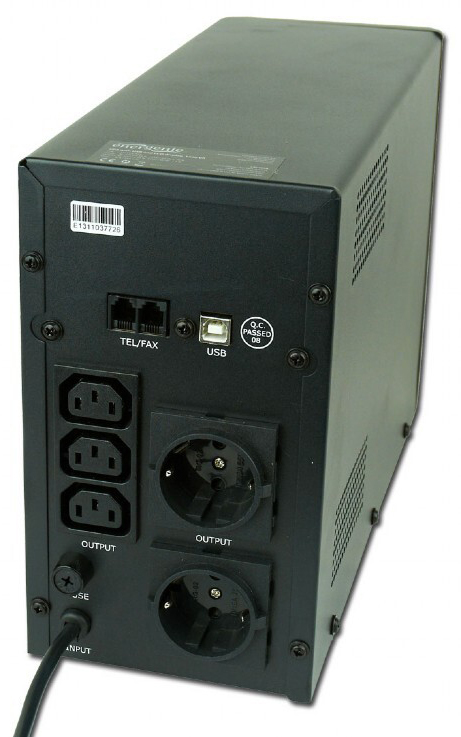 Gembird - UPS Gembird EG-UPS-034 1500VA Schuko/IEC/USB Negro