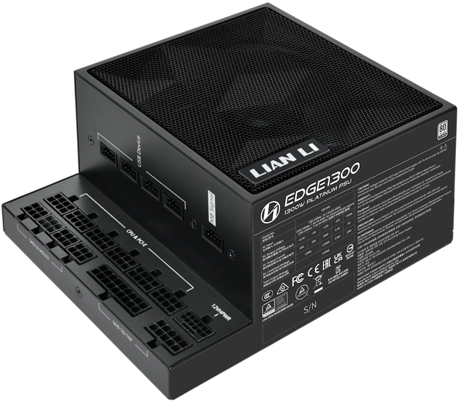 Lian Li - Fuente Modular Lian Li Edge 1300W 80+ Platinum Negra