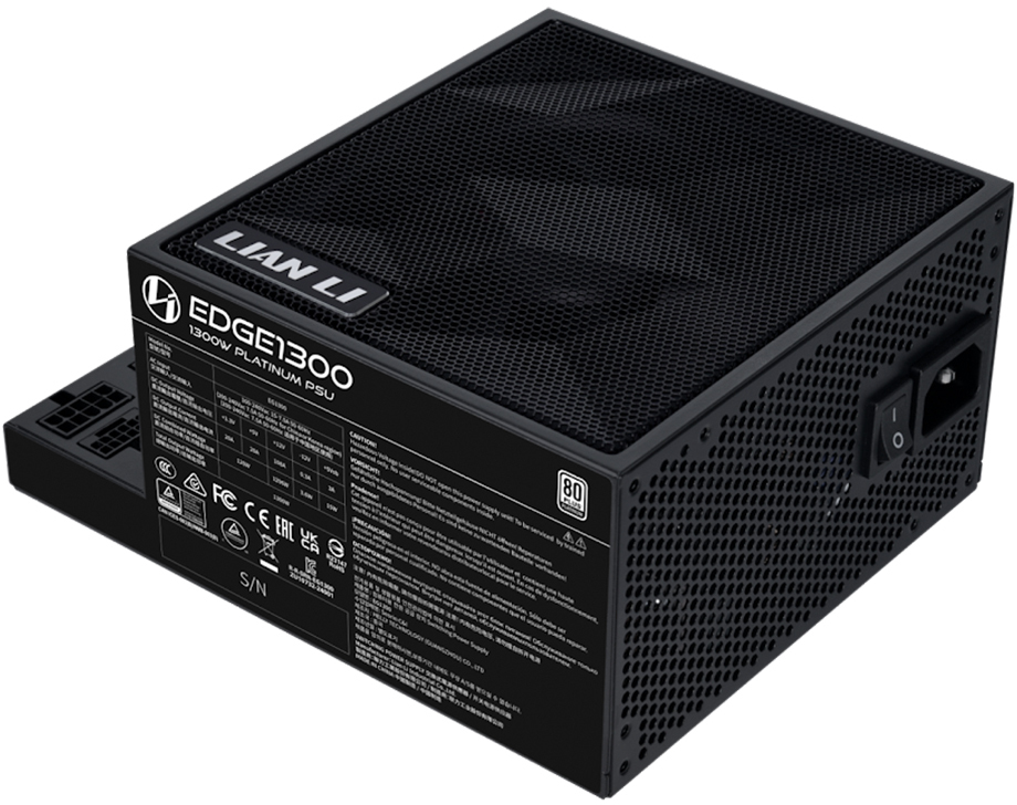 Lian Li - Fuente Modular Lian Li Edge 1300W 80+ Platinum Negra