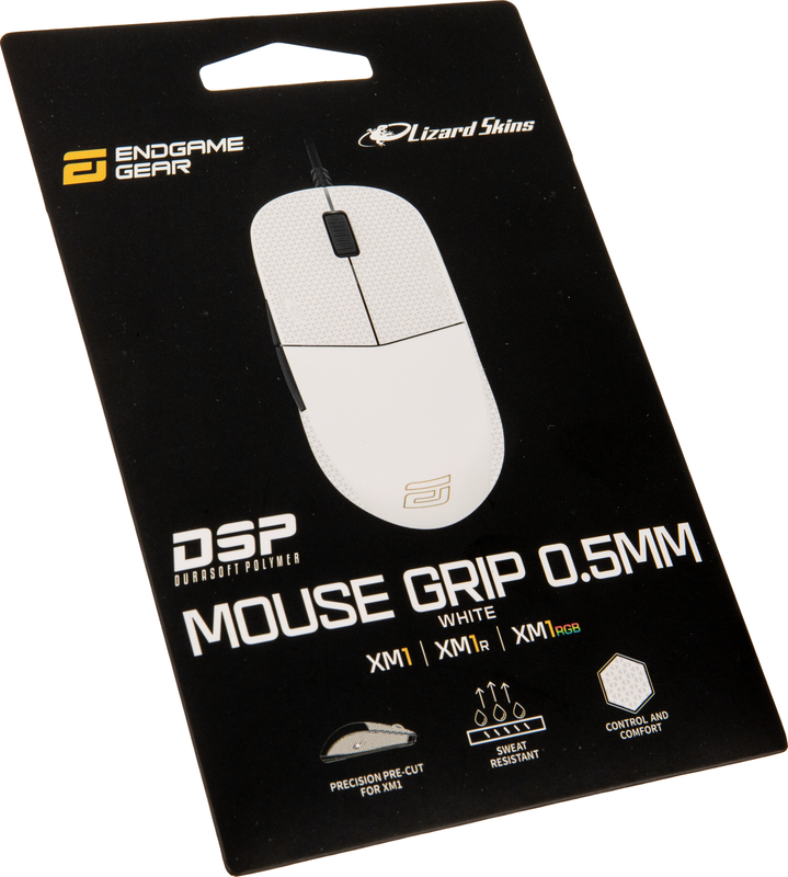 Endgame Gear - DSP Grip Endgame Gear XM1 Lizard Skins - Blanco