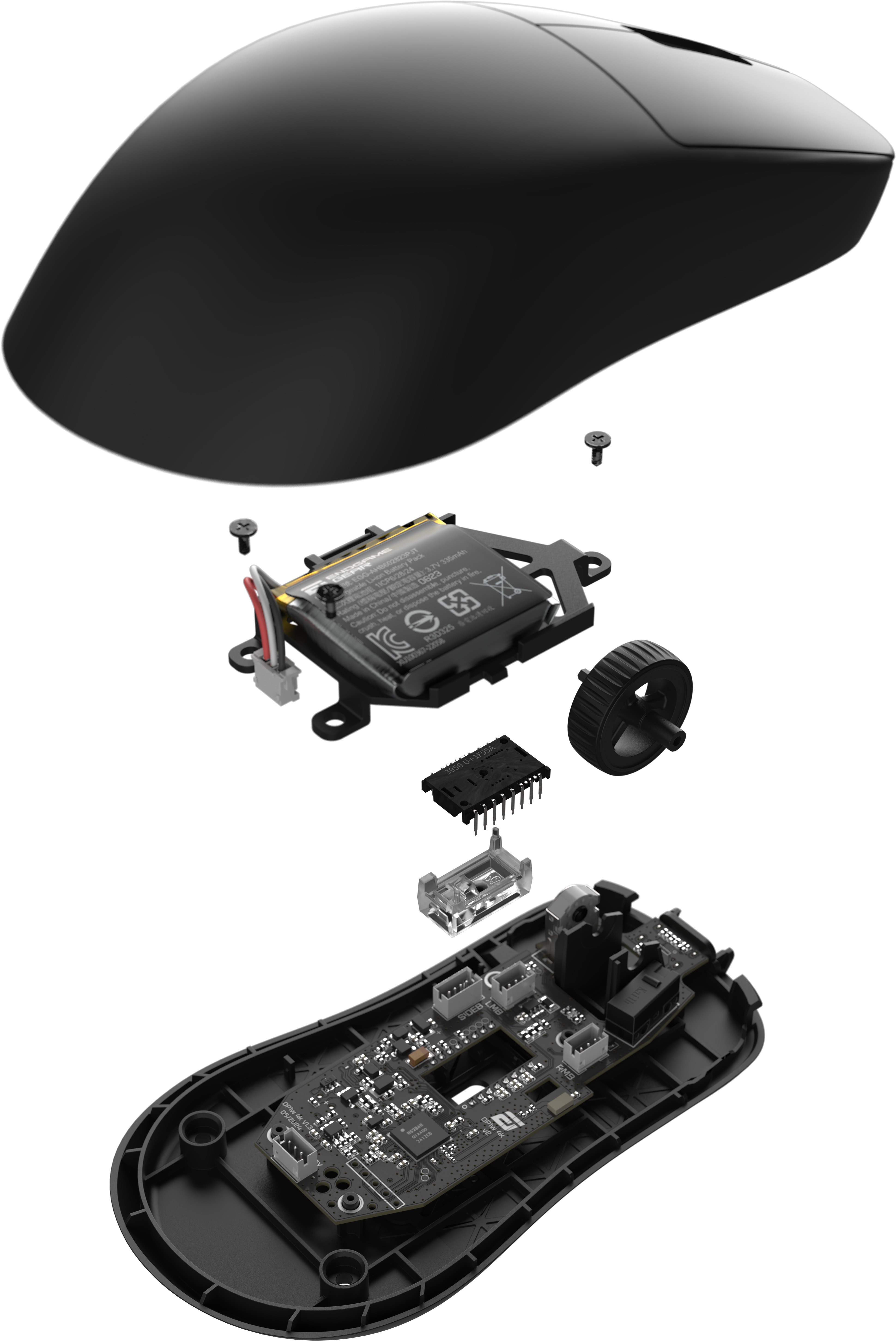 Endgame Gear - Ratón Gaming Endgame Gear OP1w 4k V2 Wireless Gaming Mouse - Negro