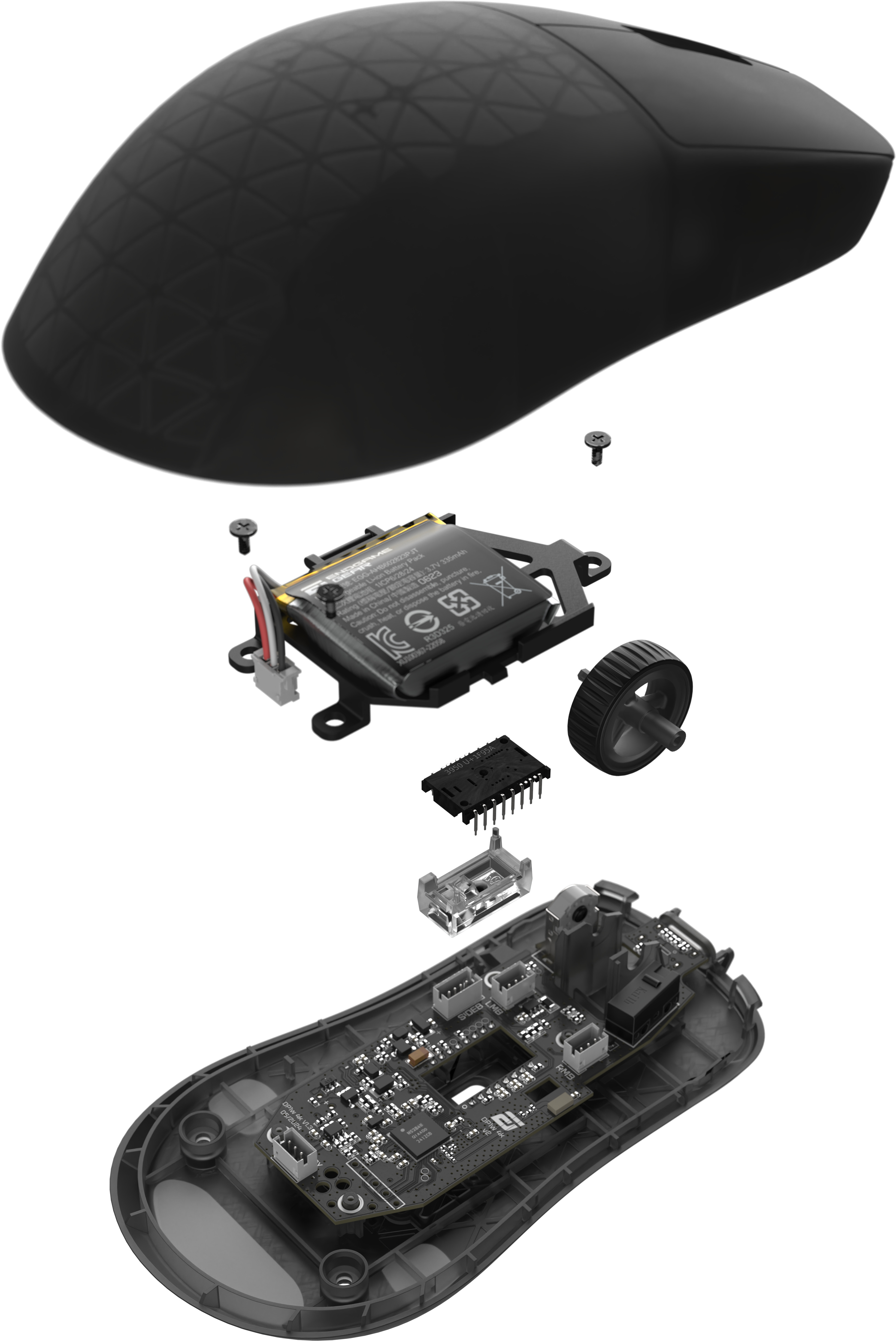 Endgame Gear - Ratón Gaming Endgame Gear OP1w 4k V2 Wireless Gaming Mouse - Dark Frost