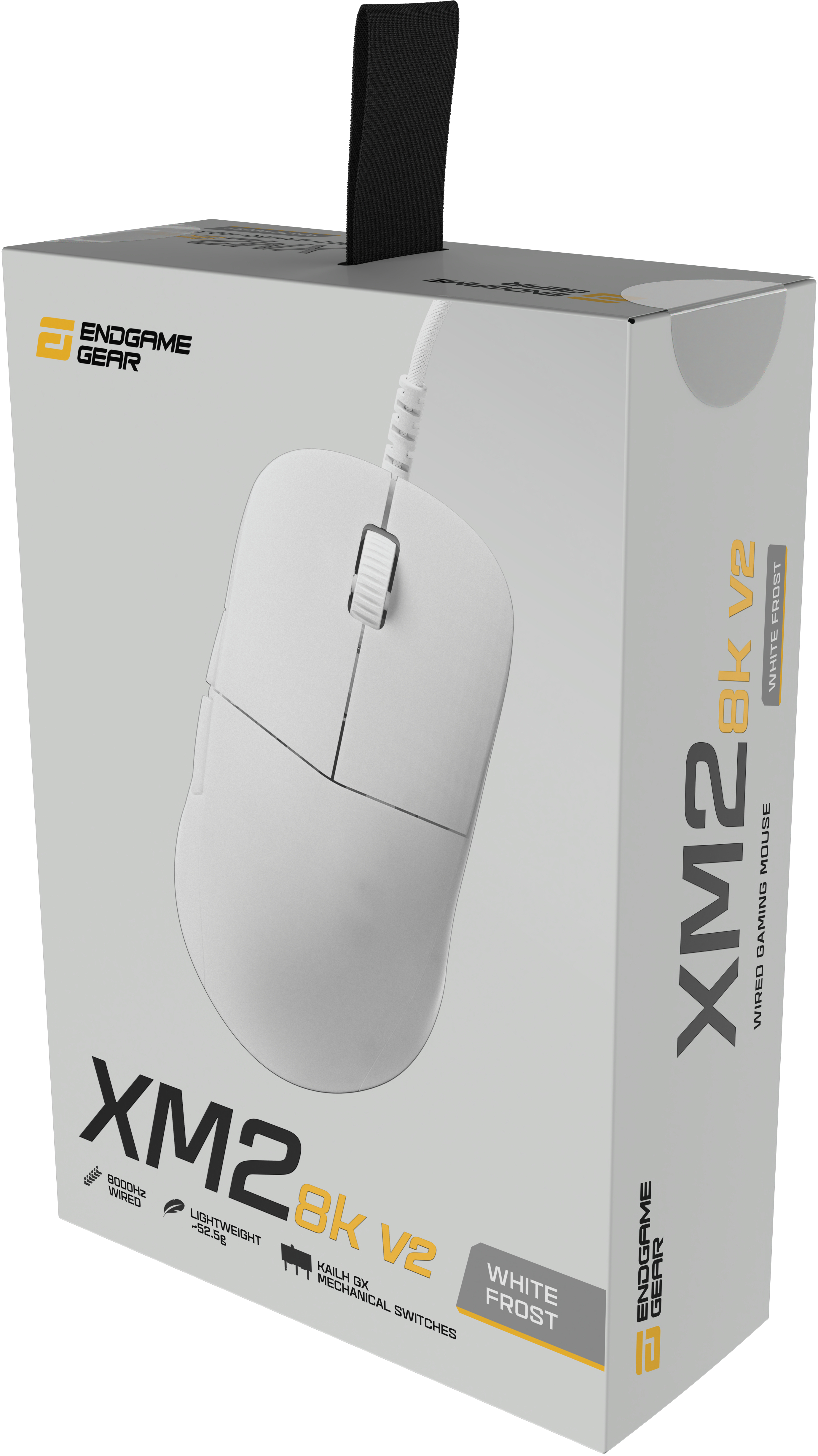 Endgame Gear - Ratón Gaming Endgame Gear XM2 8k V2 - White Frost