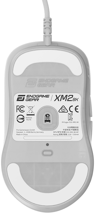 Endgame Gear - Ratón Gaming Endgame Gear XM2 8k Gaming Mouse - White Frost