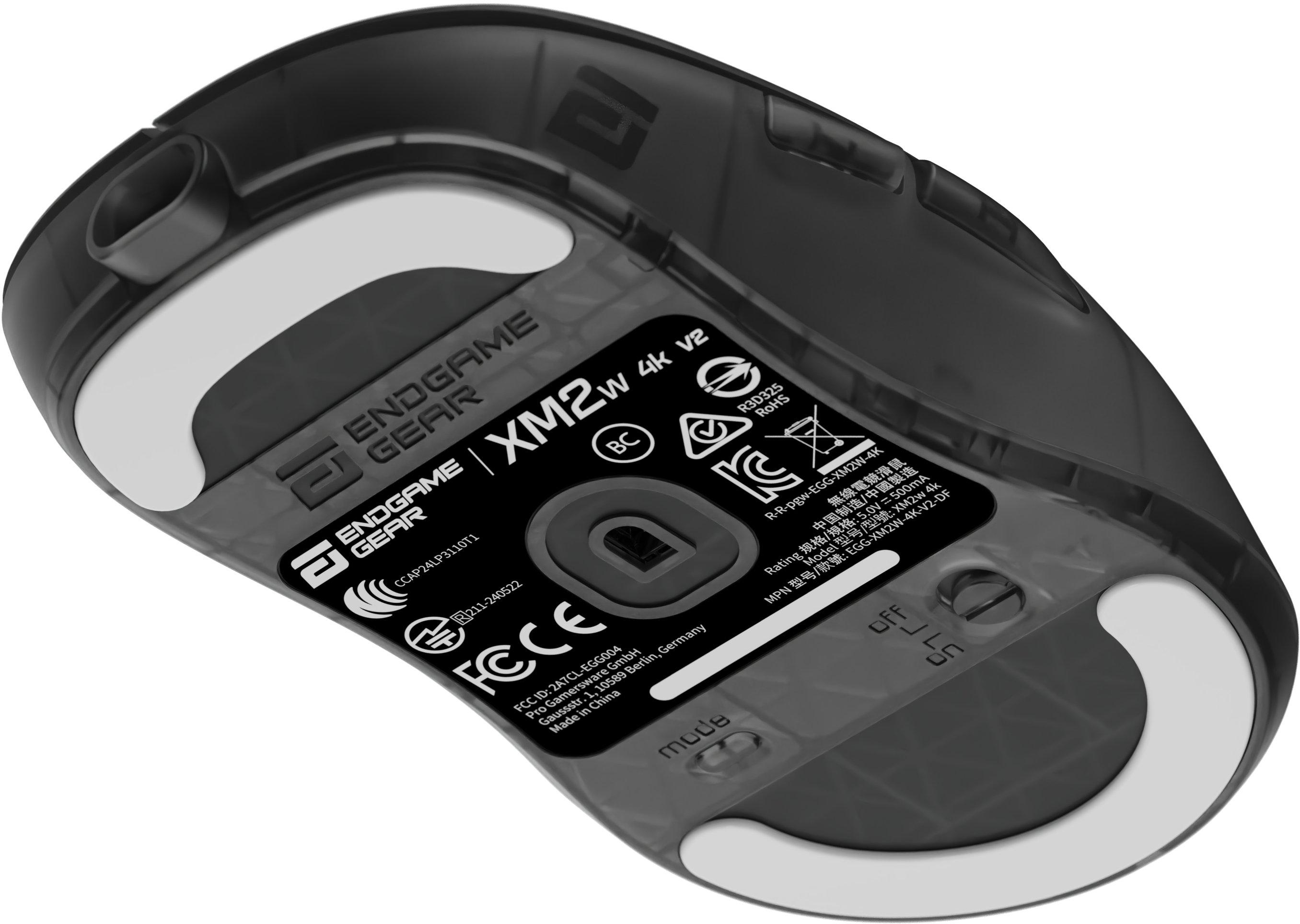 Endgame Gear - Ratón Gaming Endgame Gear XM2w 4k V2 Wireless - Dark Frost
