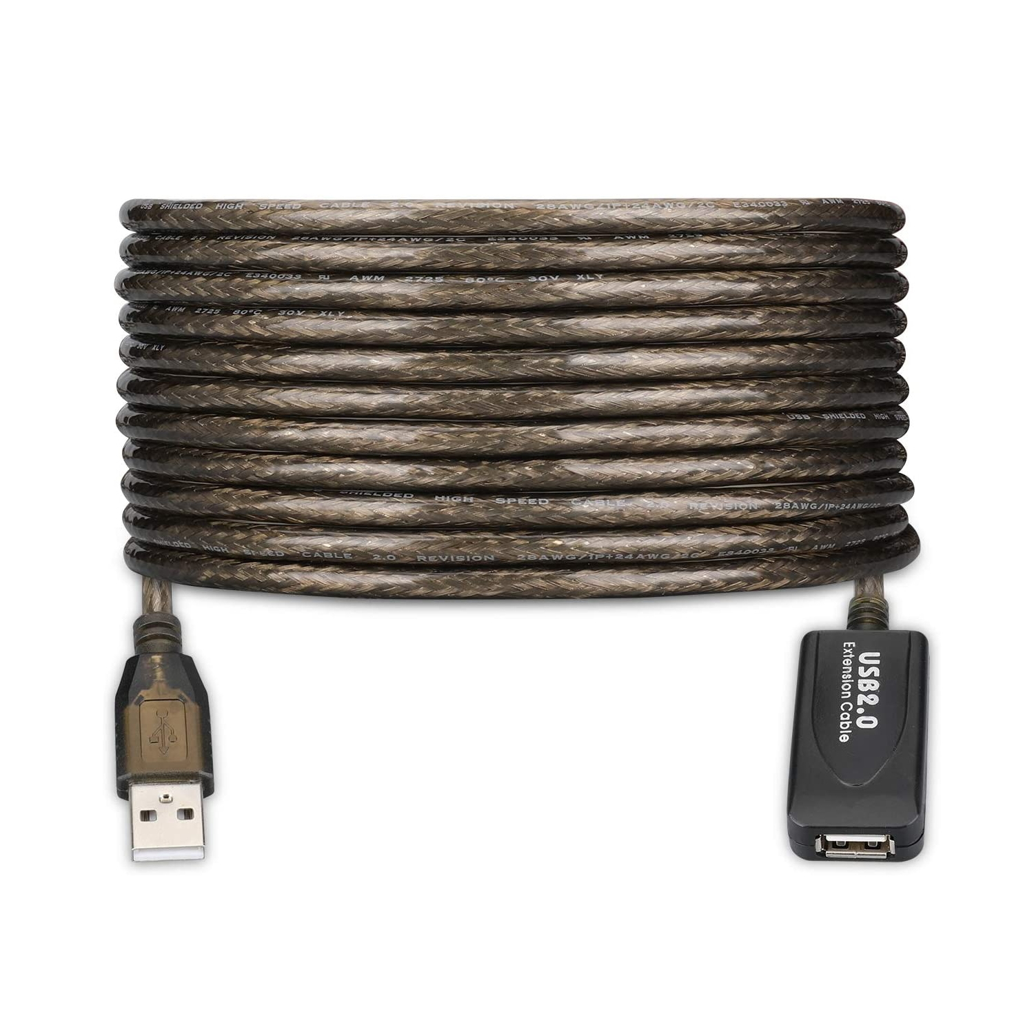 Cable Ewent Amplificador de Señal USB 2.0 10m Negro