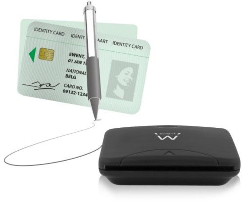 Ewent - Lector de Tarjetas Inteligentes Ewent USB 2.0 Negro