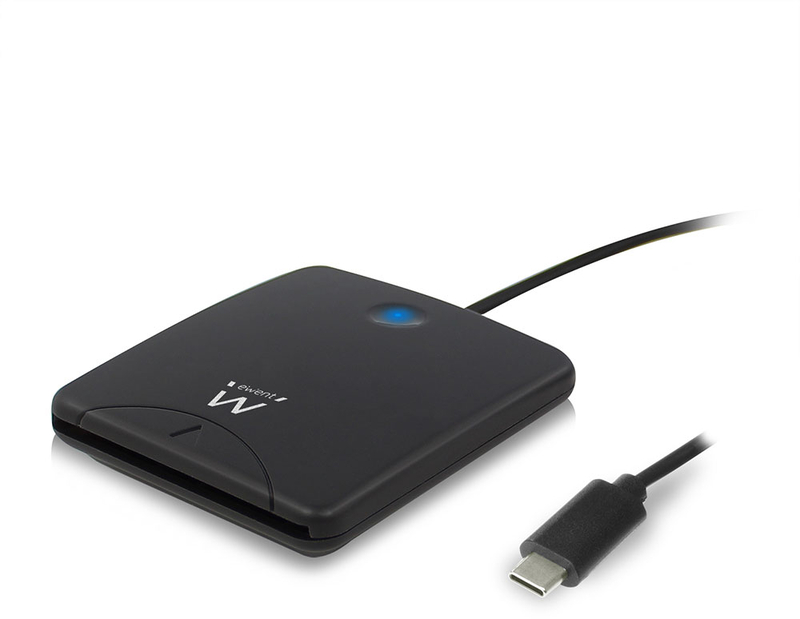 Ewent - Lector de Tarjetas Inteligentes Ewent USB Tipo C Negro