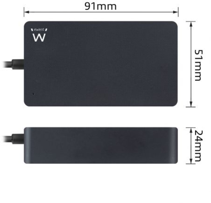 Ewent - Cargador de Portátil Ewent USB-C 45W Negro