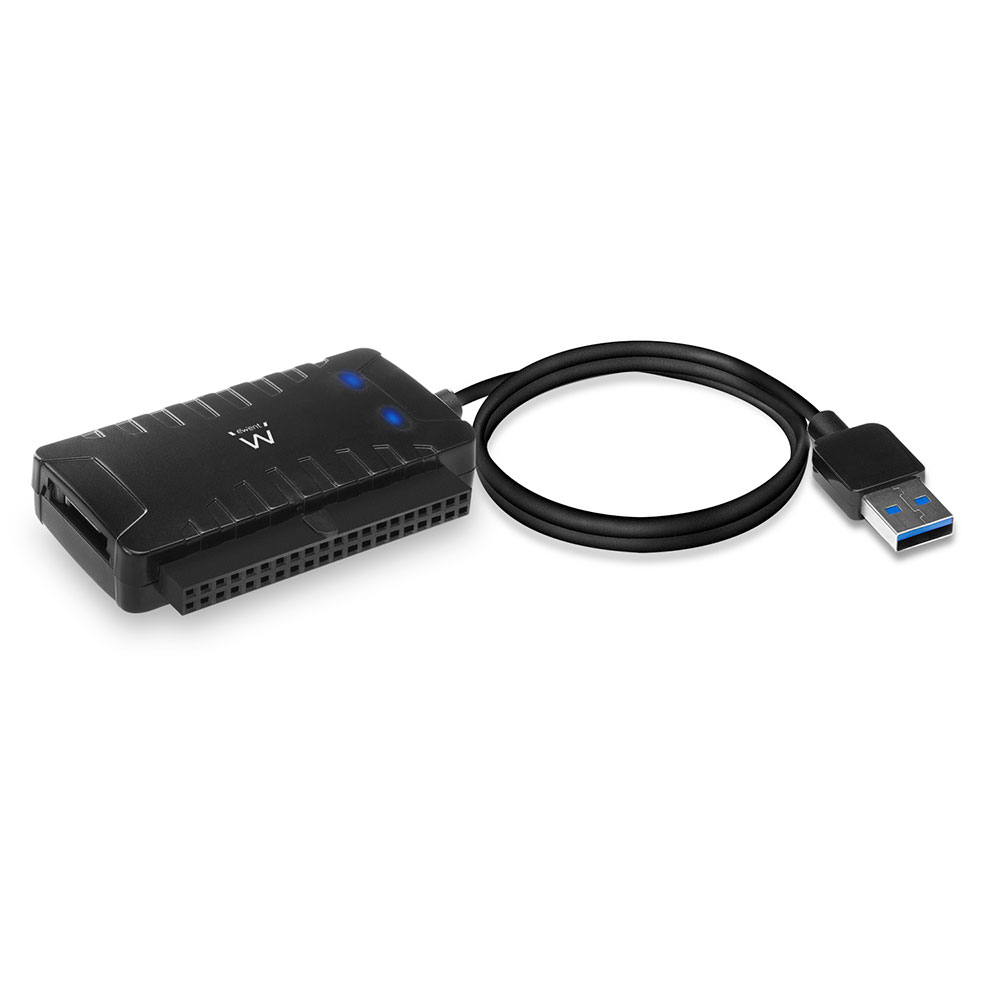 Adaptador Gigabit Ewent USB 3.2 Gen1 para IDE/SATA de 2.5 y 3.5"