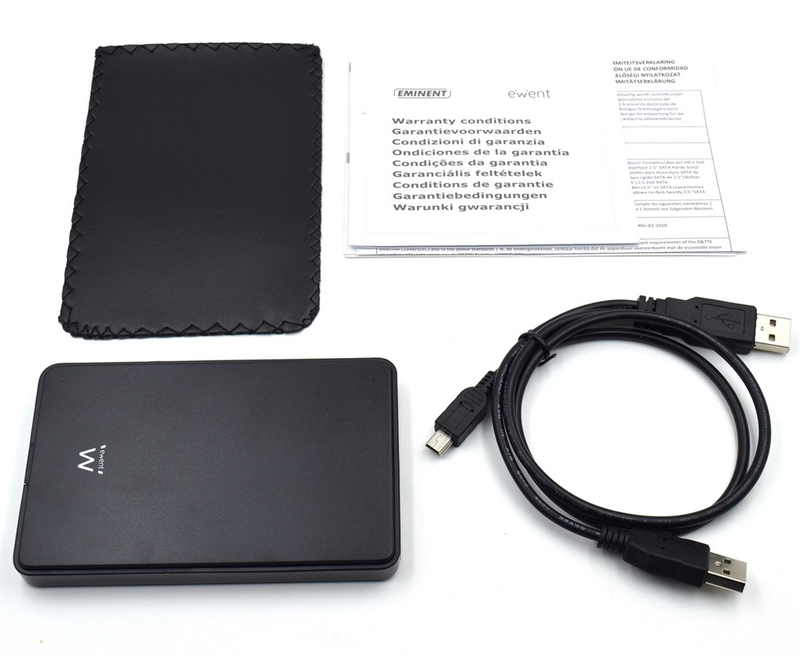 Ewent - Caja HDD/SSD Ewent 2.5" SATA - USB 2.0 Negro s/parafusos