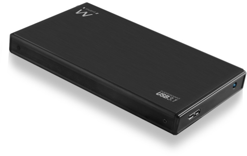Ewent - Caja HDD/SSD Ewent 2.5" SATA - USB 3.1 Gen 1 Aluminio