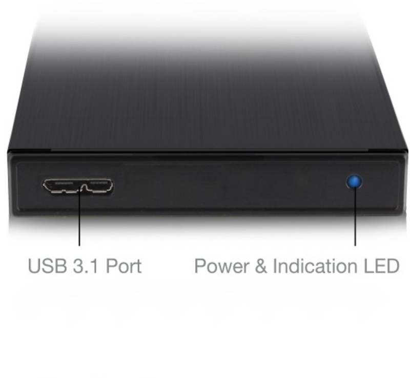 Ewent - Caja HDD/SSD Ewent 2.5" SATA - USB 3.1 Gen 1 Aluminio