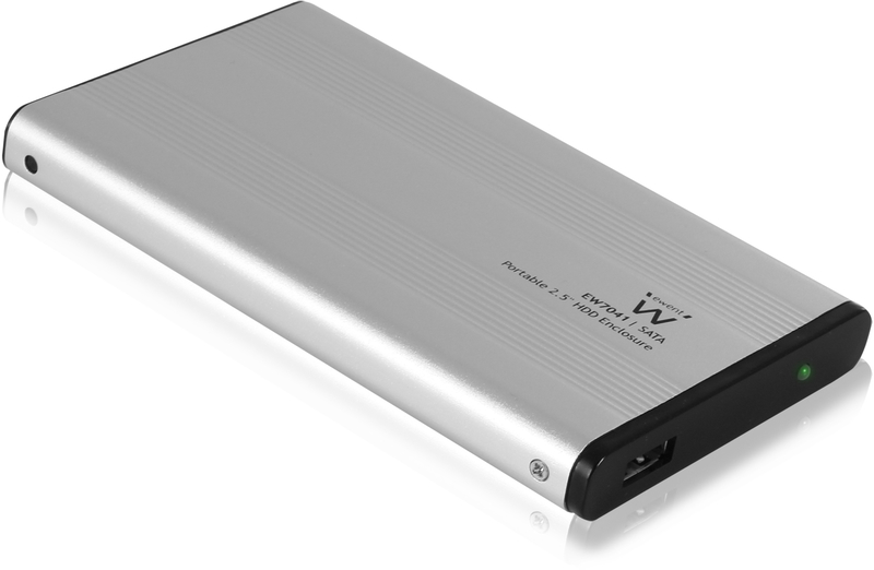 Ewent - Caja HDD/SSD Ewent 2.5" SATA - USB 2.0 Negro
