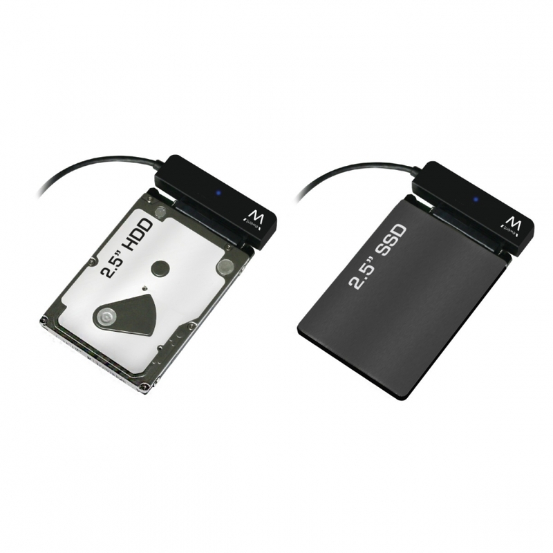 Ewent - Adaptador Gigabit Ewent USB-C 3.1 Gen 1 Macho para SATA 2.5" Macho Negro