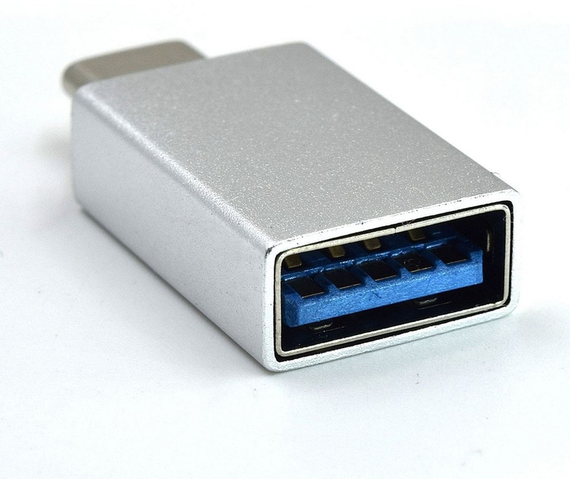 Ewent - Adaptador Gigabit Ewent USB-C Macho para USB A Hemea Plata