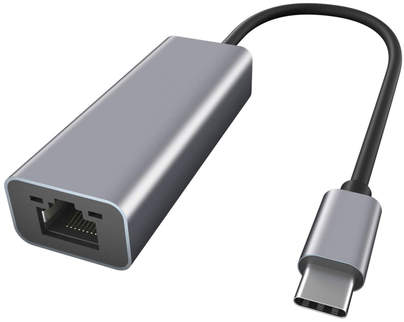 Adaptador Gigabit Ewent USB-C para Gigabit Gris