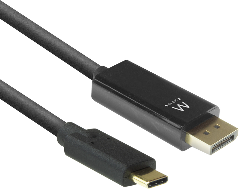 Ewent - Cable Conversor USB-C para DisplayPort/Macho 4K/60Hz 2m