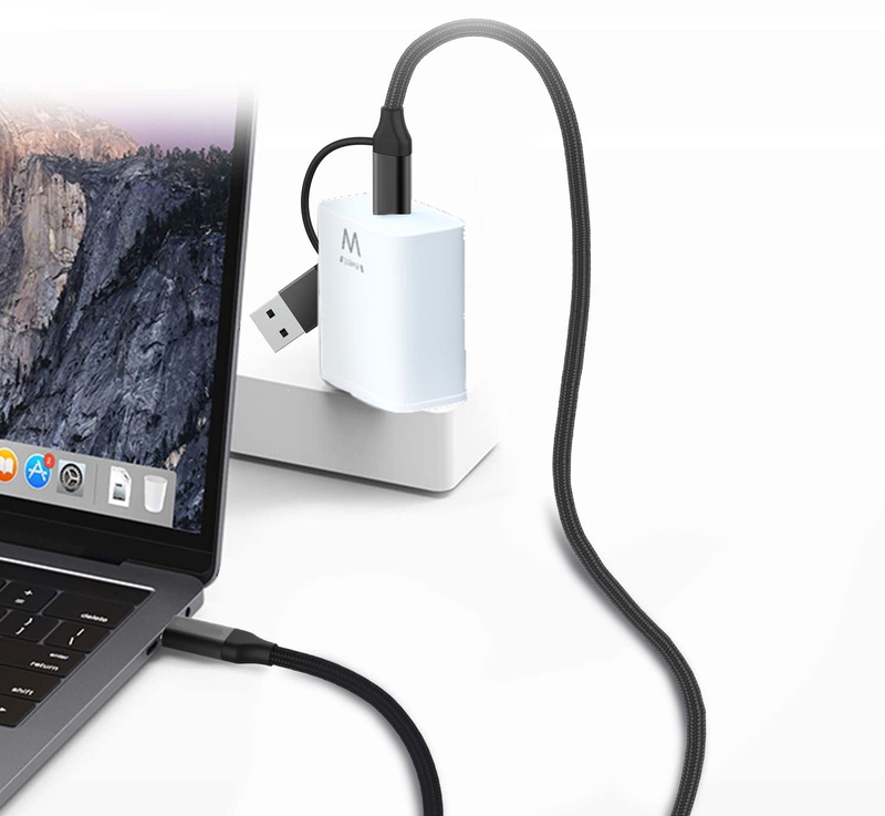 Ewent - Cable de Carga Ewent EW9918 USB-C 2 em 1