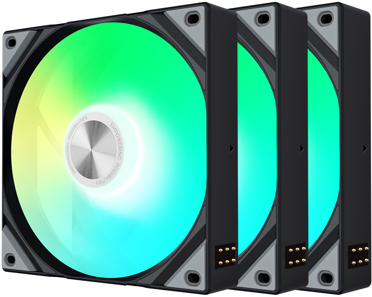 Ventilador TRYX Rota SL ARGB Negro 120mm (Pack 3)