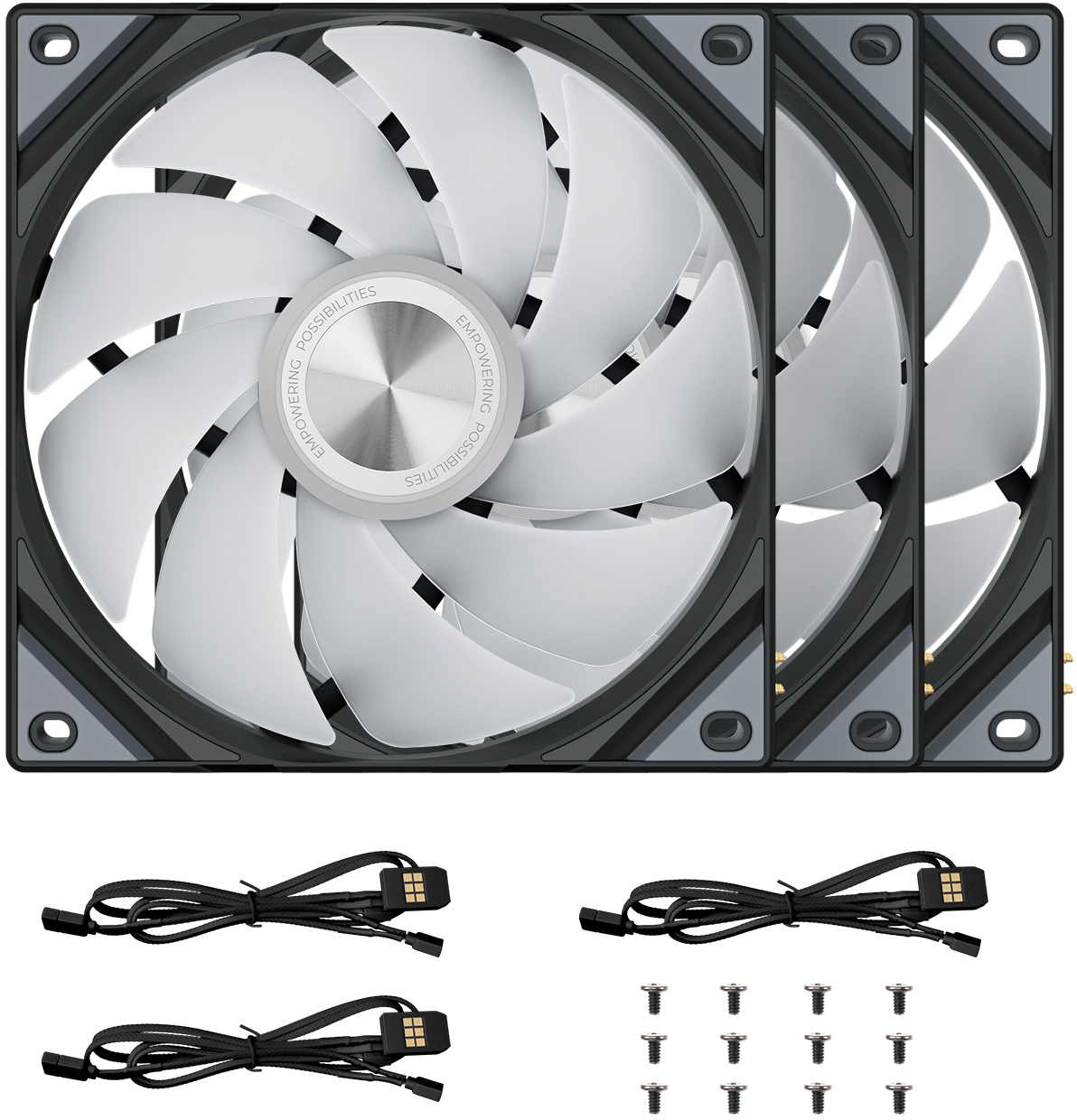 TRYX - Ventilador TRYX Rota SL ARGB Negro 120mm (Pack 3)