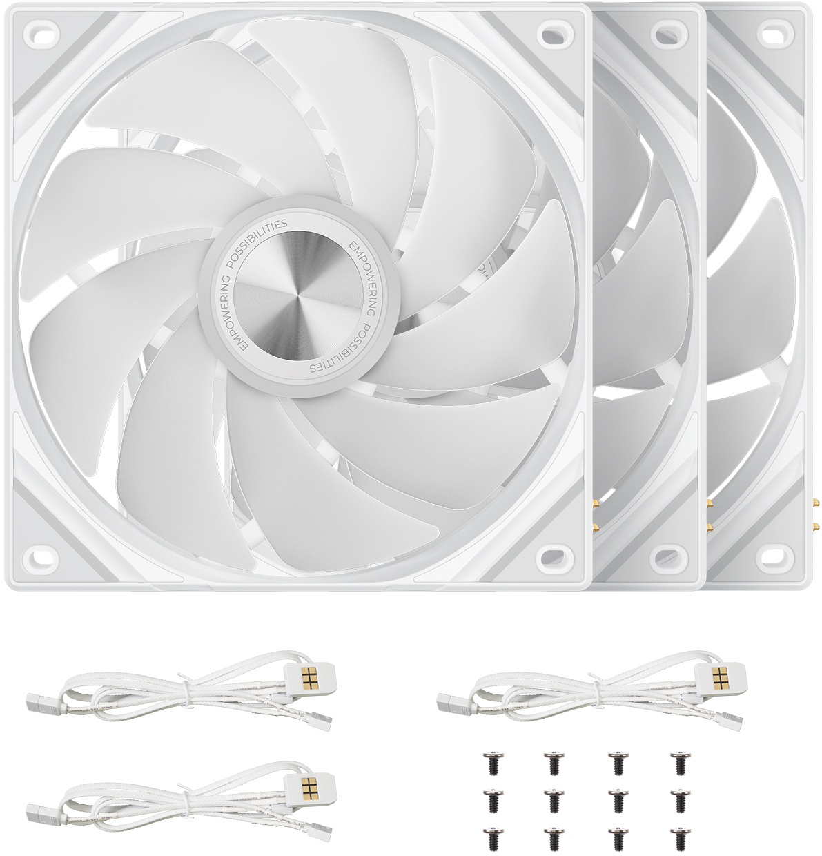 TRYX - Ventilador TRYX Rota SL ARGB Blanco 120mm (Pack 3)