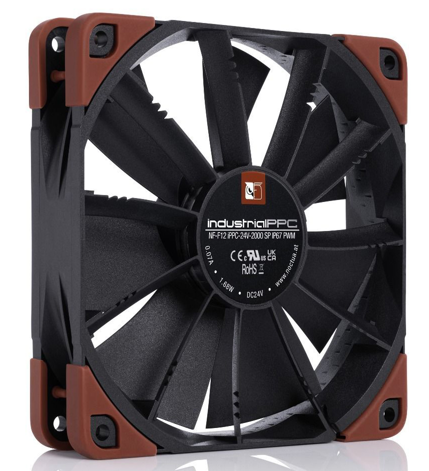 Noctua - Ventilador Noctua NF-F12 industrialPPC-24V-2000 SP IP67 PWM 120mm